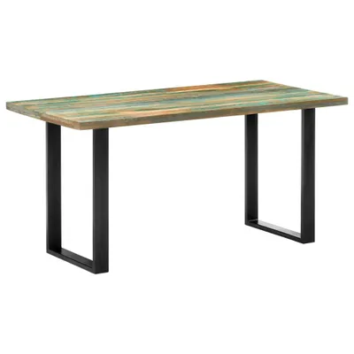 Zdjęcie produktu dla Stół do jadalni 160x80x75 cm z litego drewna z odzysku