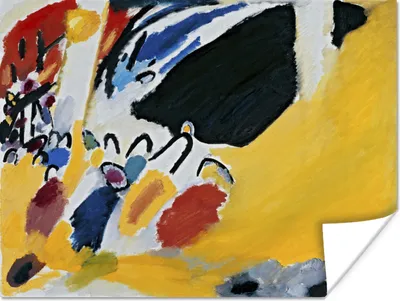 Produktbild von MuchoWow® Poster Abdruck 3 - Kandinsky 160x120 cm - Foto Plakat