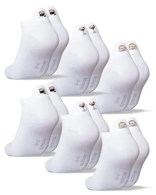Produktbild von Occulto Damen & Herren Motiv Sneaker Socken 6er Pack (Modell: Luca)