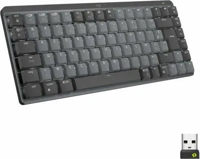Image de Clavier sans fil Bluetooth Logitech Master MX Mechanical Mini (Gris)