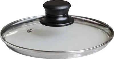 Produktbild von Universaldeckel RUBIN 20 cm mit Kunststoffknopf / Glasdeckel / Universal - Deckel / Pfannendeckel / Topfdeckel