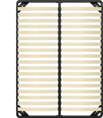 Produktbild von DEWINNER Sommier 140x190cm, Sommiers à Lattes für Erwachsene - Bettrahmen 140x190 mit Sommier, 2x18 Lattes, Beständig und bequem