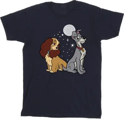 Produktbild von Disney - "Lady And The Tramp" T-Shirt für Herren BI50060 (M) (Marineblau)
