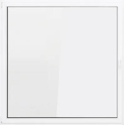 Framex Kellerfenster 30x30 Cm - Festverglasung Weiß 3-fach Verglasung 32mm