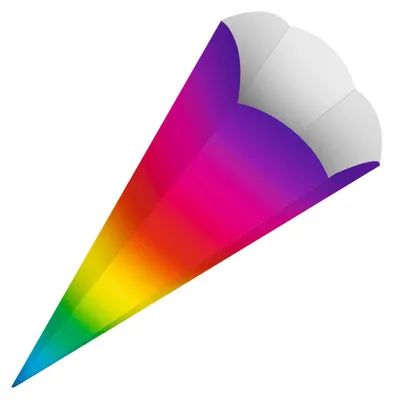 Produktbild von URSUS Schultüte 68cm Regenbogen Motiv 01
