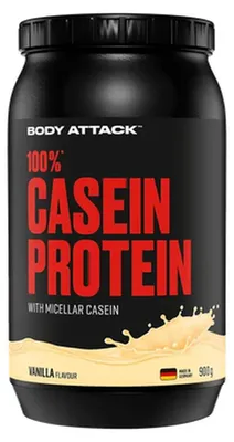Produktbild von Body Attack 100% Casein Protein - 900 g Dose Vanilla Cream