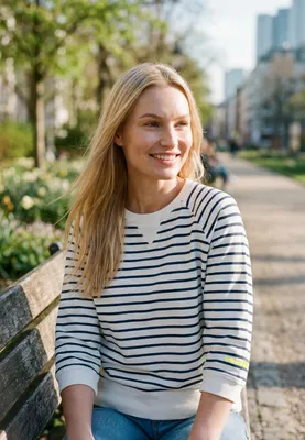 Produktbild von salzhaut Damen Shirt BESONNERS S, KI-generiertes Bild