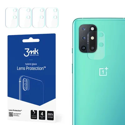Produktbild von 3mk Hybridglas Lens Protection für OnePlus 8T+ 5G Kamera Objektiv Kameralinse 0,16mm 6H (4 Stück)