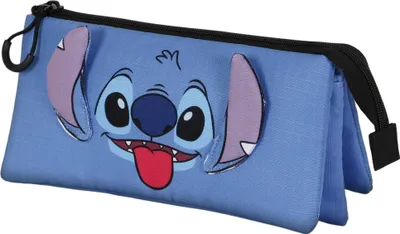 Produktbild von Karactermania Disney Lilo And Stitch Cool Triple Mäppchen Blau  Mann Blau One Size