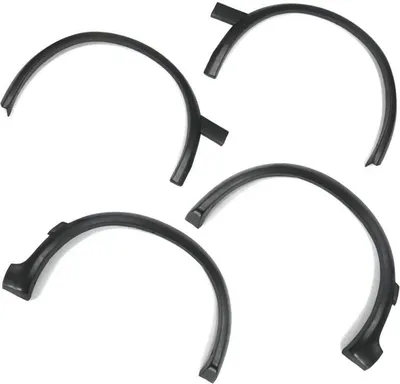 Produktbild von 4tlg Set Kotflügelverbreiterung VW Golf 2 87-91 Radlaufleisten schwarz matt