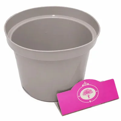 Produktbild von Kulturtopf grau - Ø17cm, Höhe 13cm, 2 Liter - 25 Stück