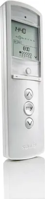 Produktbild von Somfy TELIS 6 CHRONIS 1805215 6-Kanal-Handsender mit Uhr Große LCD-Anzeige Pure