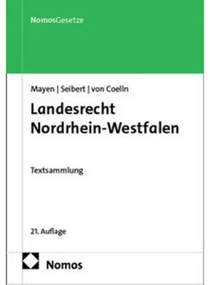 Produktbild von Landesrecht Nordrhein-Westfalen