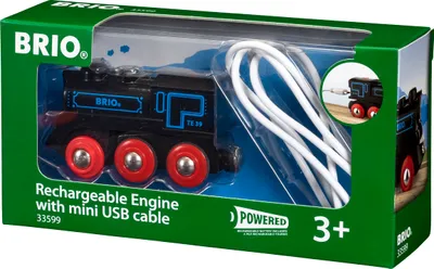 Brio Schwarze Akku-Lok mit Mini-USB, 33599