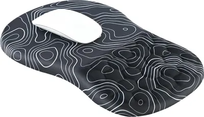 Produktbild von Famanu Mauspad mit ergonomischer Handballenstütze und Massagefunktion - Schwarz