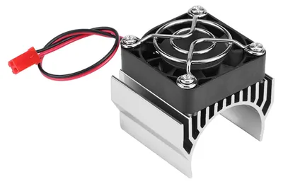 Produktbild von Kühlkörper mit Lüfter für 1/10 Elektro-RC-Car 540/550 3650 Motor (Silber)