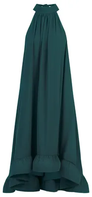 Produktbild von APART Fashion Damen Babydoll Chiffon Kleid, hoher Halsausschnitt, asymmetrischer