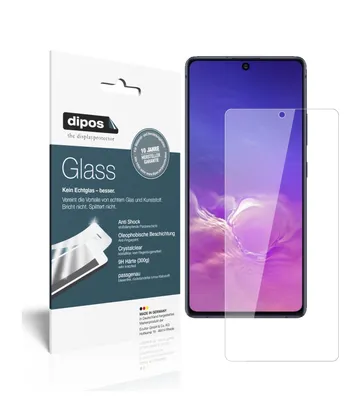 Obrázek produktu pro 2x ochranná fólie pro Samsung Galaxy S10 Lite - anti-shock 9H fólie dipos Glass plastové sklo
