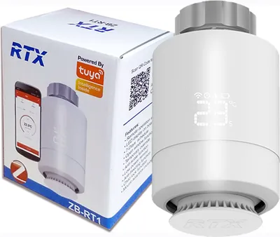 Zdjęcie produktu dla Głowica Termostatyczna RTX Termostat Inteligentny ZigBee TUYA Smart