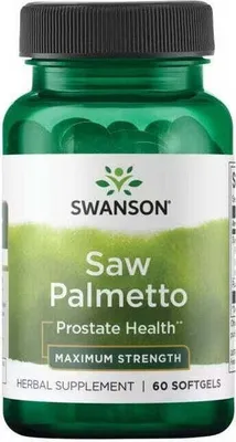 Immagine prodotto di Saw Palmetto Maximum Strength 320 mg 60 softgels Swanson Health Products