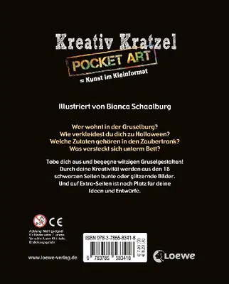 Produktbild von Kreativ-Kratzel Pocket Art: Gruselspaß