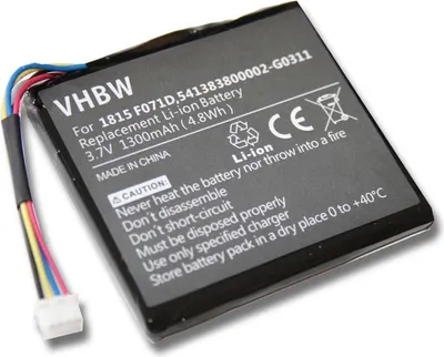 Produktbild von vhbw Akku kompatibel mit Texas Instruments TI-Nspire CX, CAS Taschenrechner (1300 mAh, 3,7 V, Li-Ion)