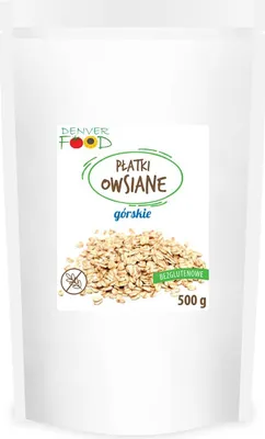 Produktbild von GLUTENFREIE BERGHAFERFLOCKEN 500 g – DENVER FOOD