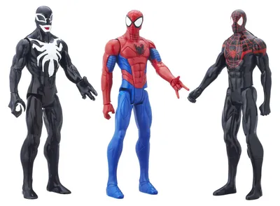 Image de Spider Man Titan Heroes 3-Pack Speelfiguren