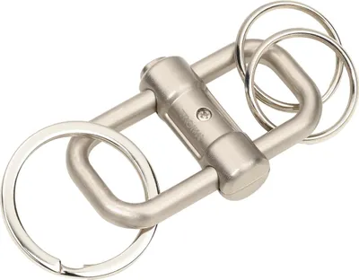 Produktbild von TROIKA 2-WAY KEY, Schlüsselring, Silber, Metall, Rechteck, Uni, Alle