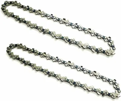 Produktbild von 2 Stück 6-Zoll-Kettensägenketten für wiederaufladbare Mini-Handkettensägenketten, Kettenteilung 1/4, Kettenstärke 0,043/1,1 mm, Treibglieder 37DL, Nutzschnittlänge 15 cm