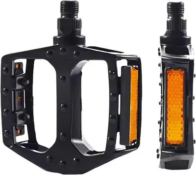 Obrázok produktu pre Pedále pre cestné bicykle a horské bicykle, 9/16 palca, s reflexnými prvkami, ľahká hliníková platforma, vhodné pre cestné bicykle a horské bicykle