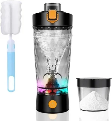 Immagine prodotto di Shaker elettrico per il fitness - Shaker automatico per proteine - Bicchiere sportivo - Shaker elettrico - Bicchiere per il fitness - Con sistema di miscelazione automatico