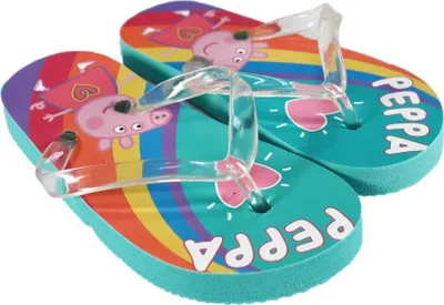 Produktbild von Peppa Pig Wutz Kinder Mädchen FlipFlops Sandalen Latschen Zehentrenner – Bunt / 31/32