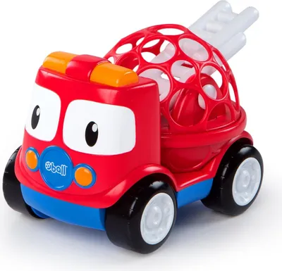 Produktbild von Kids II - Spielzeugauto - Oball Go Grippers Feuerwehrauto Kinderauto Kleinkinder ab 18 Monaten
