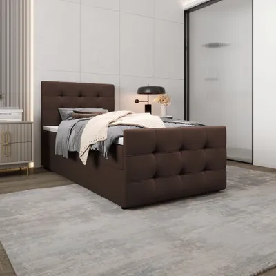 Produktbild von Kontinentales Bett 120x200 VASILISA 5 - braun