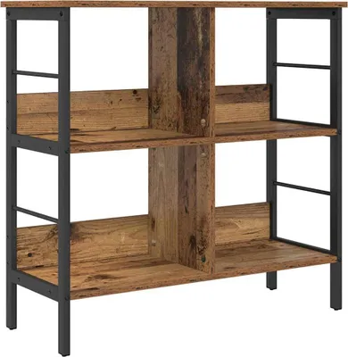 Obrázek produktu pro vidaXL Stará dřevěná knihovna 82 x 32 x 79 cm Materiál na bázi dřeva