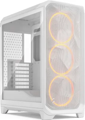 Produktbild von Fractal Design Meshify 3, PC, Weiß, ATX, EATX, micro ATX, Mini-ITX, Stahl, Gehärtetes Glas, Gaming, Multi
