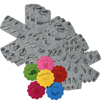 Imagen del producto de Protectores para ollas y sartenes, juego de 9 unidades, 3 tamaños, protectores antiarañazos para utensilios de cocina