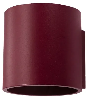 Zdjęcie produktu dla Kinkiet ORBIS 1 burgund 1xG9 8W aluminium 10x12x10cm Sollux Lighting