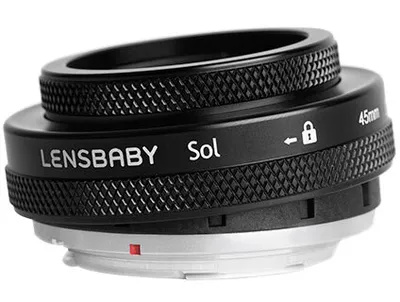 Produktbild von LENSBABY 45 mm / F 3.5 SOL 45 Standardobjektiv fÃ1/4r Sony E-Mount Systemkameras, F3,5, Vollformatsensor, 46 mm Filterdurchmesser, 272 g