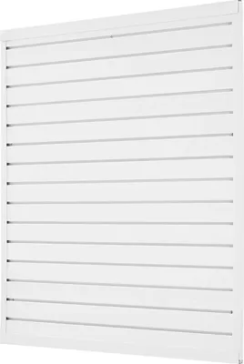 Zdjęcie produktu dla Panele ścienne PVC 120x120 cm modułowe białe do garażu i ekspozycji