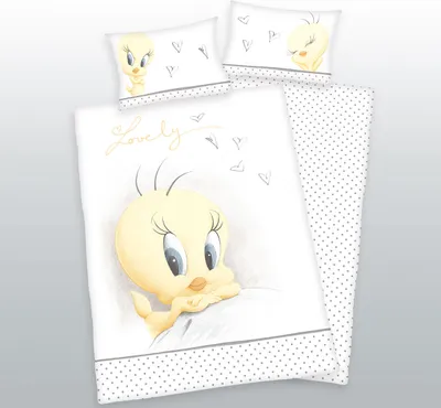 Immagine prodotto di Herding organic gots flanella biancheria da letto per bambini Looney Tunes 100x135 cm F