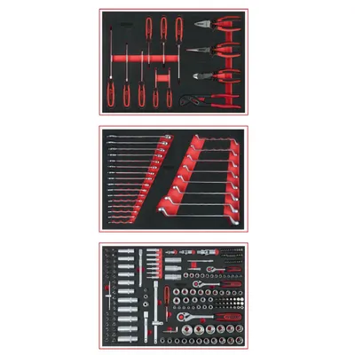 Produktbild von KS Tools 713.0215, Chrom-Vanadium-Stahl, 12,6 kg, 215 Werkzeug
