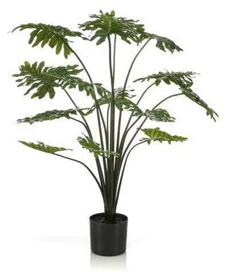 Immagine prodotto di Pianta artificiale Philodendron, alta 105 cm, con foglie dall'aspetto realistico