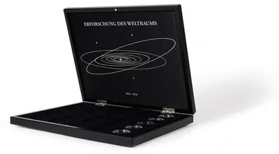 Produktbild von Volterra Uno Münzkassette für 25 dt. 5 Euro Münzen Erforschung des Weltraums in Kapseln