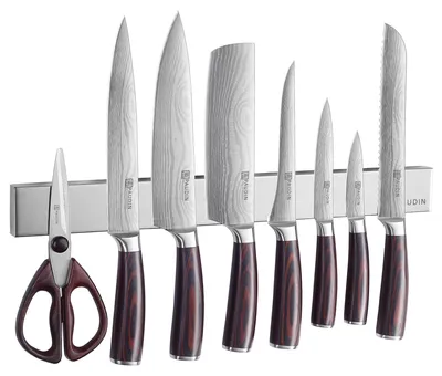 Magnetische Messerleiste 45 cm, Edelstahl, starke Magnetkraft, Wandmontage