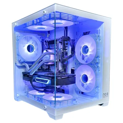 Produktbild von Gaming PC PHANTOM WHITE | NVIDIA RTX 5060 | 32GB RAM 500GB SSD | Intel 10 Core | RGB Lüfter mit Fernbedienung | Wasserkühlung | WLAN 5 | Win 11