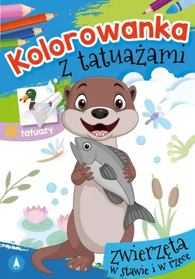 Produktbild von Zwierzęta w stawie i w rzece Kolorowanka z tatuażami