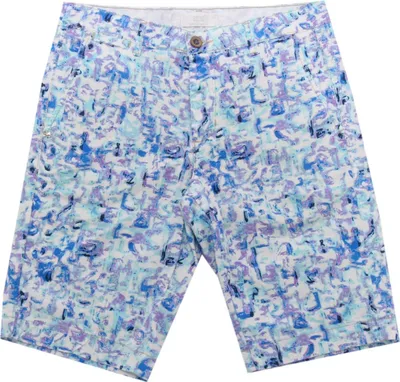 Produktbild von 0128AH bermuda uomo SQUAD2 light blue vintage effect shorts man