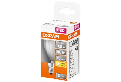 Image de Led Sphérique Verre Dépoli 6.5w E14 Chaud Bte 1 - Osram